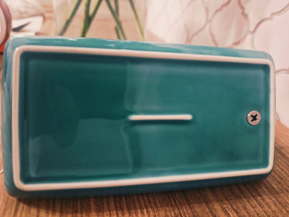 Tava miniatura portelan suport bijuterii