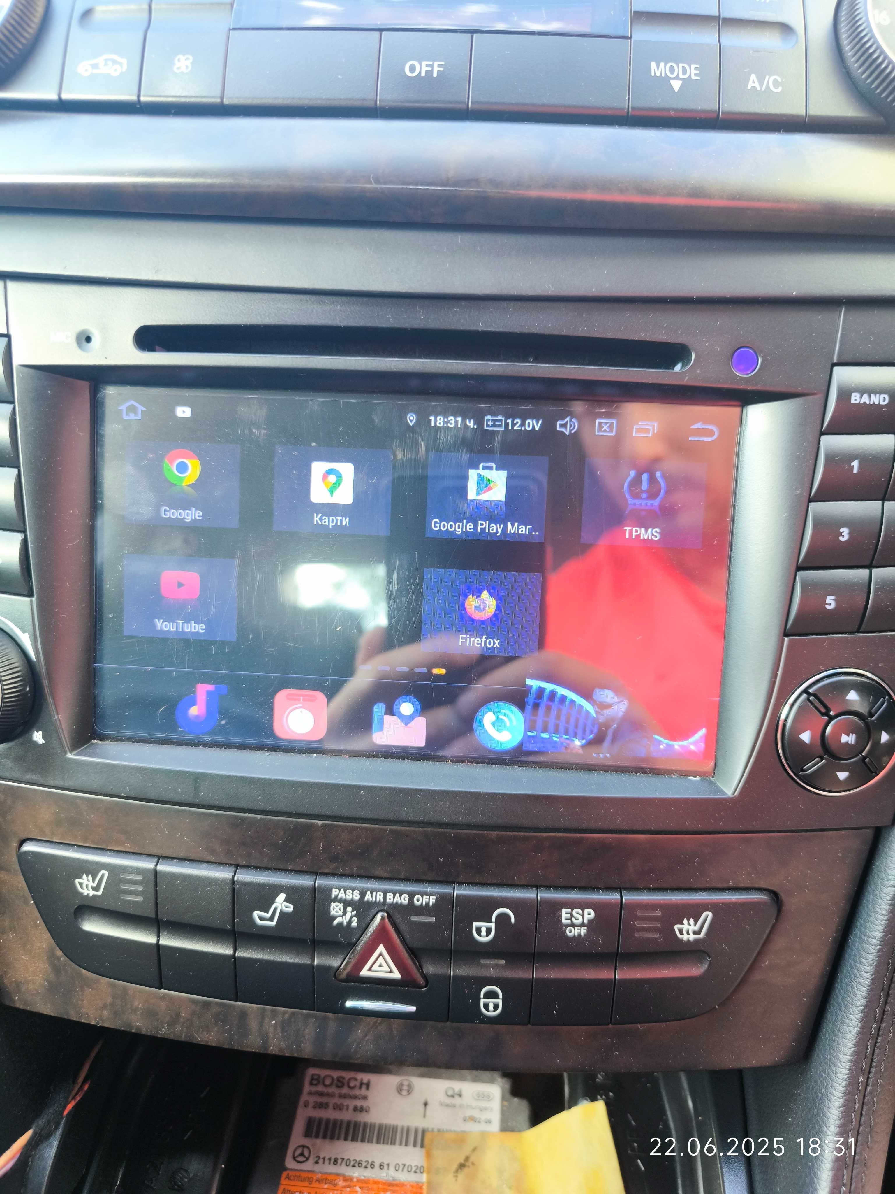 10" Android 10 Мултимедия Mercedes W211 W219 Е класа CLS Навигация