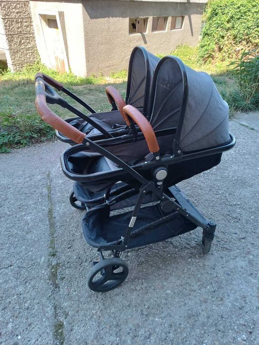 Комбинирана количка за близнаци 2 в 1 Baby Giggle - Duet Practik