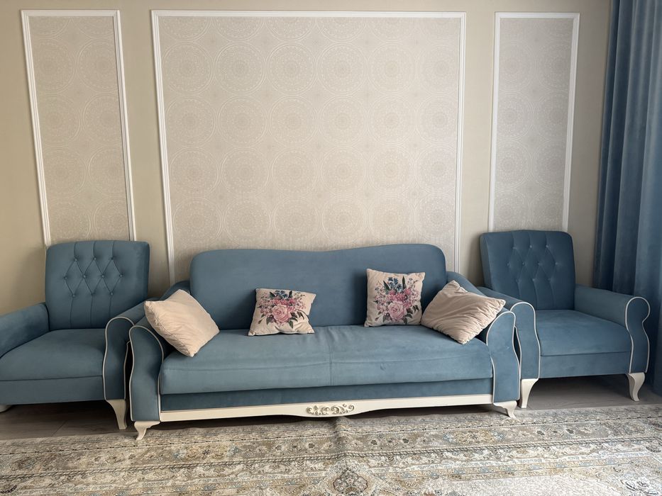 Диван +2кресло бу