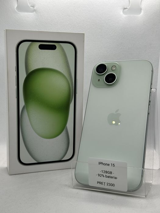 Magazin Vindem: Iphone 15, 128GB, 92% bateria
