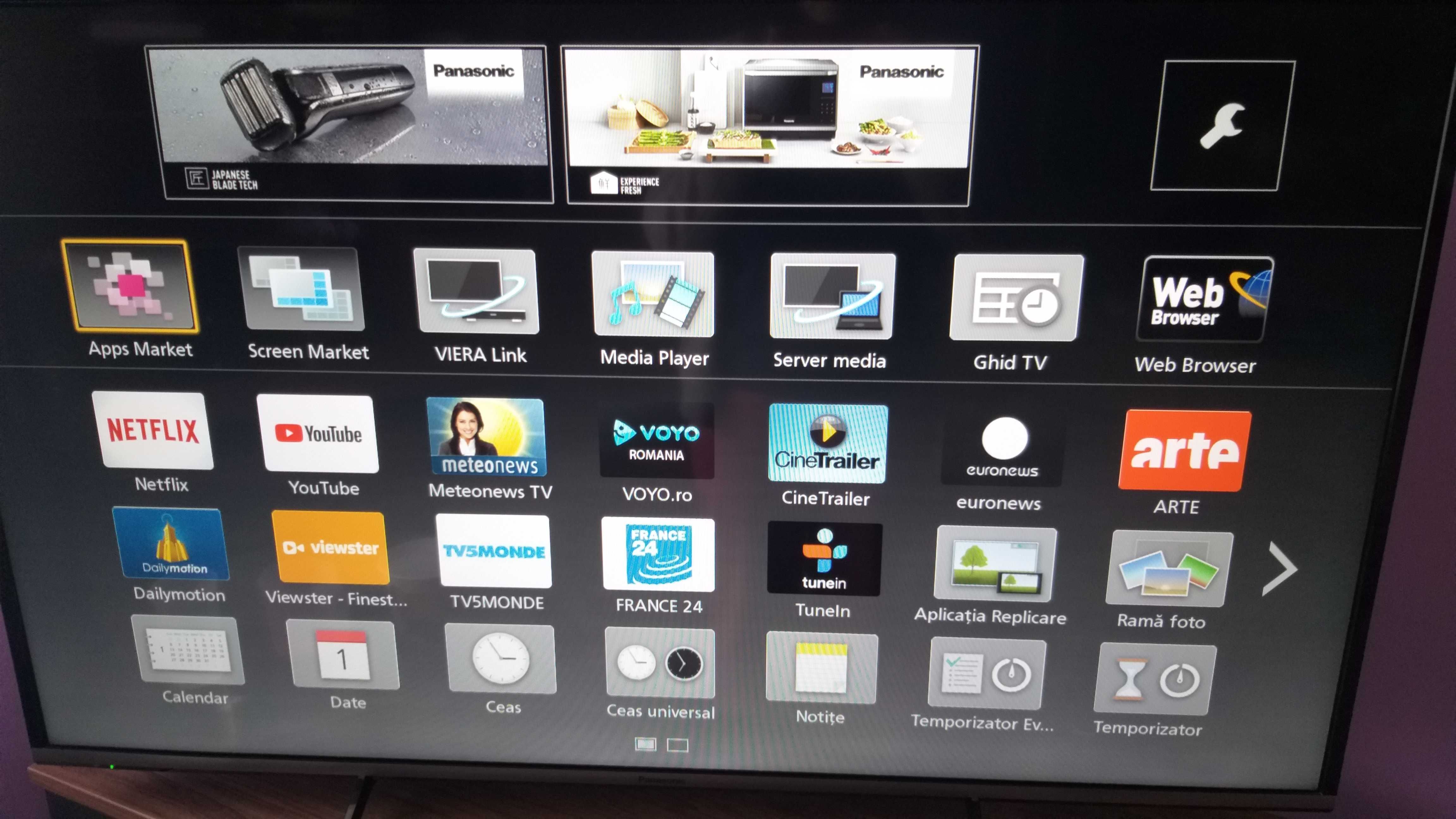 tv  panasonic full hd diagonala 125