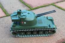 Macheta tanc francez 1:50 metal SOLIDO AMX-13 DCA anti-aerian