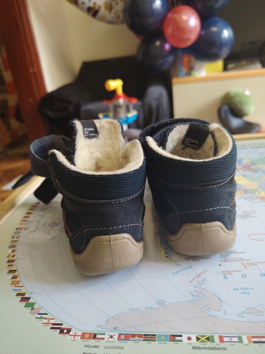 Детски зимни боси обувки 3f Barefoot