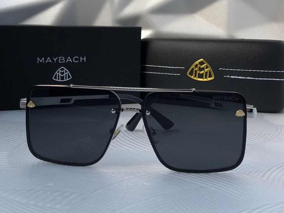 Мъжки слънчеви очила правоъгълни 4 цвята Maybach