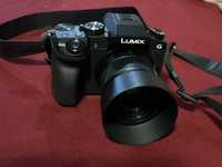 безогледален фотоапарат panasonic lumix DMC-G7 4к wifiс обектив 0.25мм