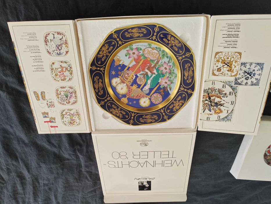 Немска коледна чиния с оригиналната кутия