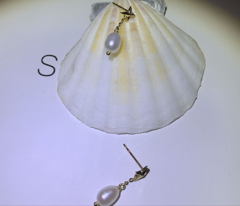 Cercei Perle Aur 14K
