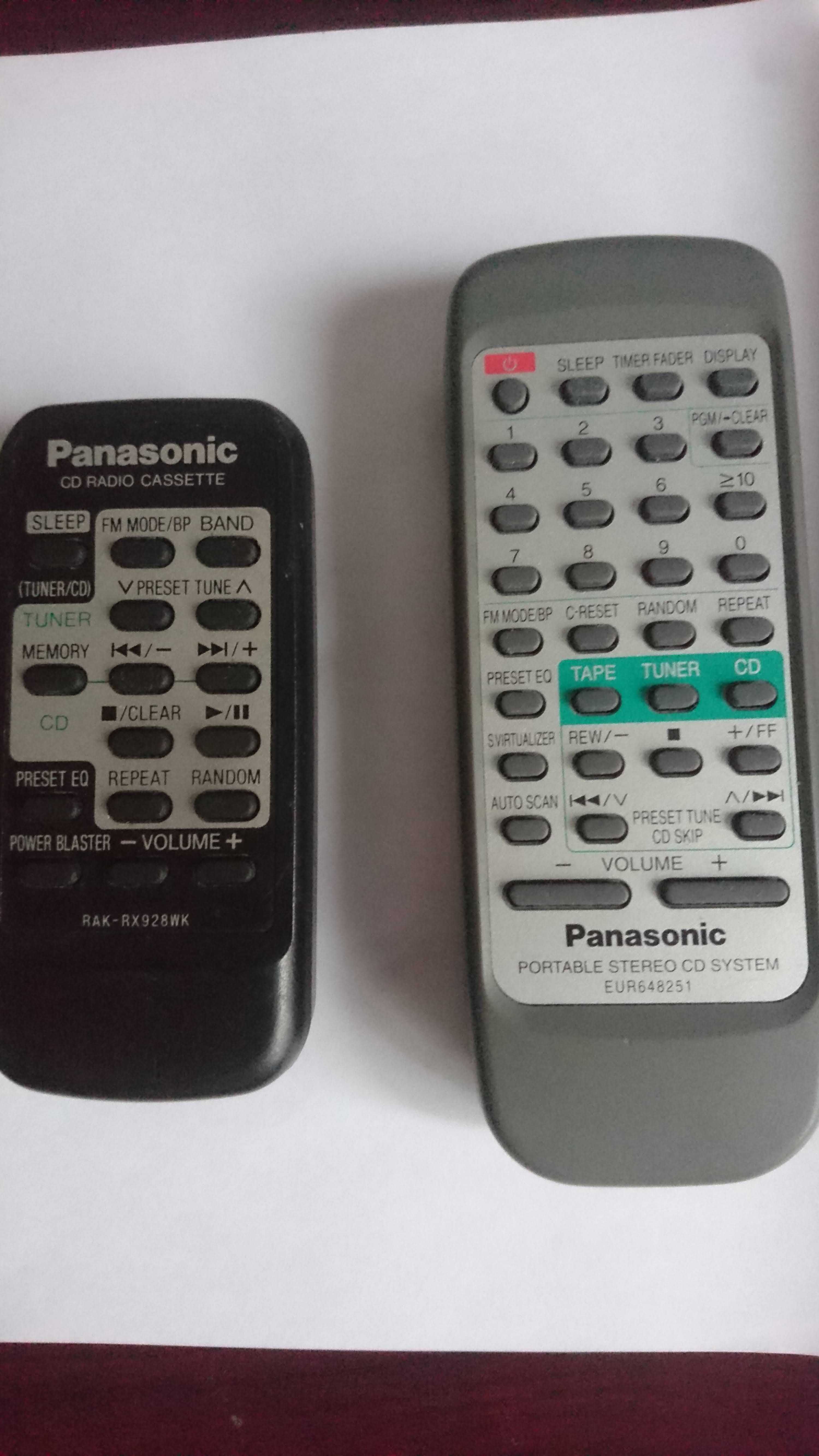 Telecomenzi audio Panasonic
