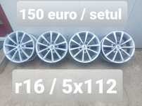Jante aluminiu r16 / Vw Audi Skoda Seat Mercedes / 5x112