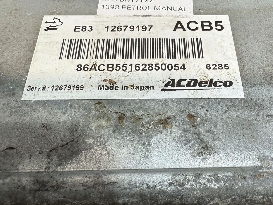 CALCULATOR MOTOR ECU OPEL CORSA E 1.4 BENZINA 2017 COD OEM 12679197 2014-2019