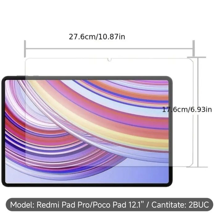 Folie ecran pentru Xiaomi pad pro și poco pad