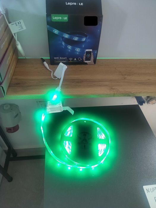 Banda LED smart WiFi 5M, RGB+W, Bluetooth