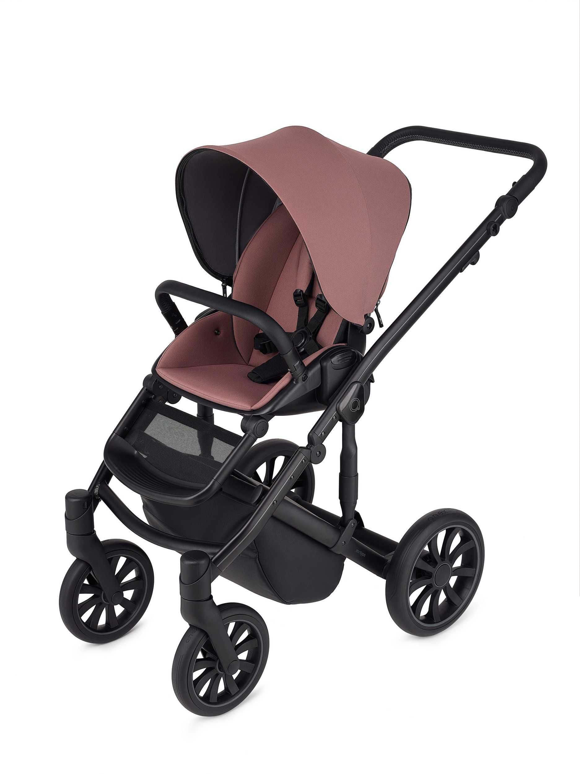 Carucior PREMIUM Anex Baby - M/Type 2in1, Mocco Negru/Maro - NOU