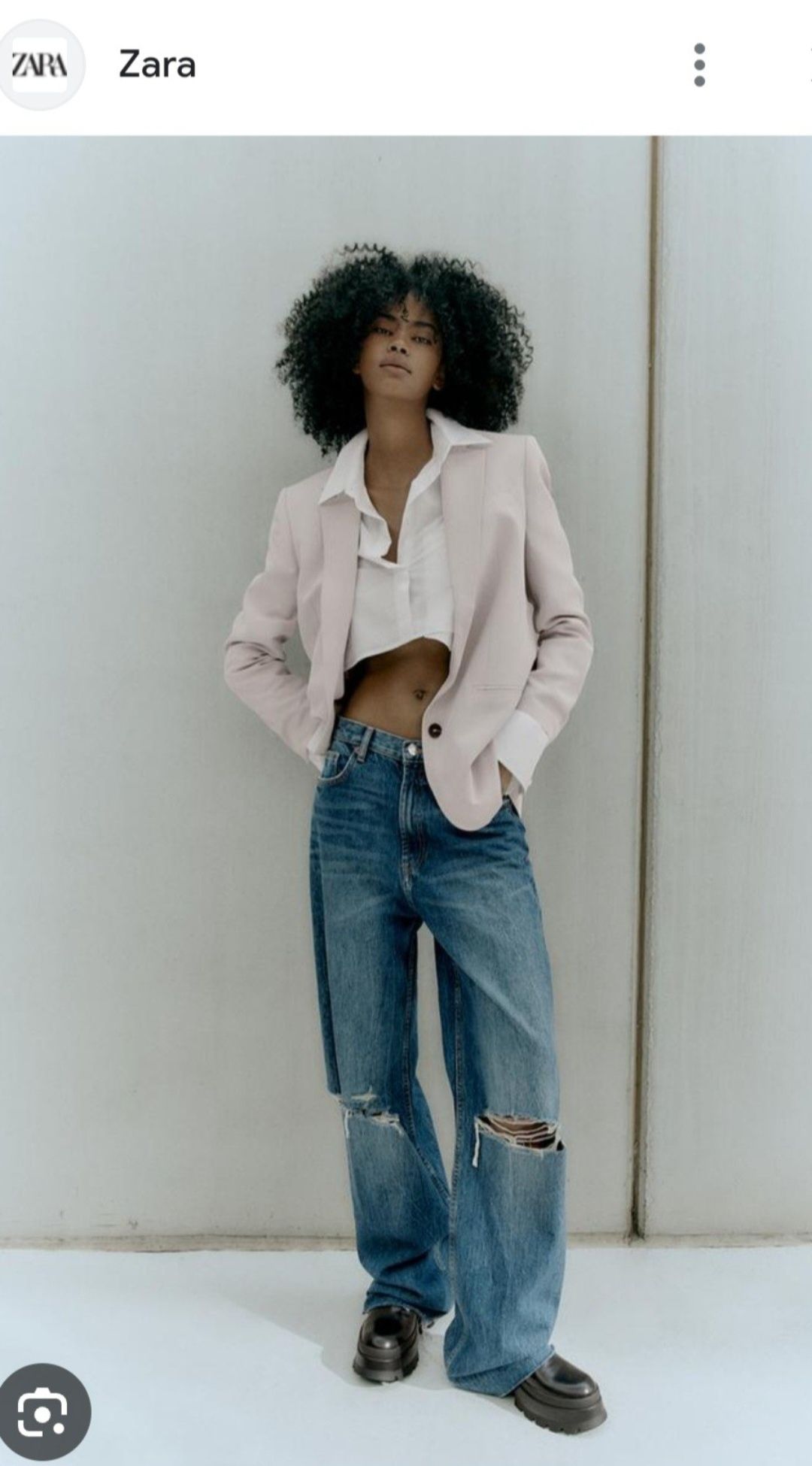 ZARA сако oversize XS