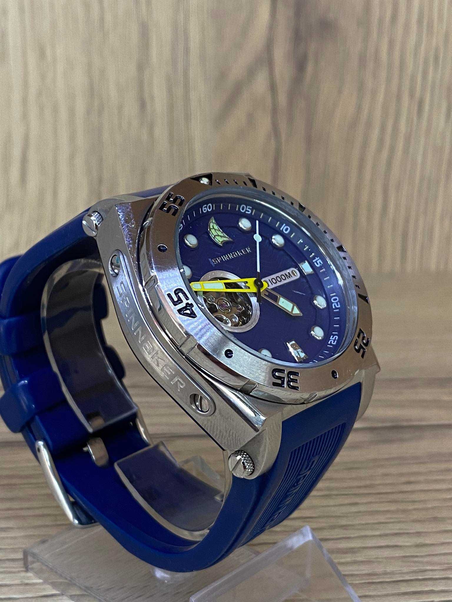 Часовник SPINNAKER Overboard Blue / Rubber Ø46 mm