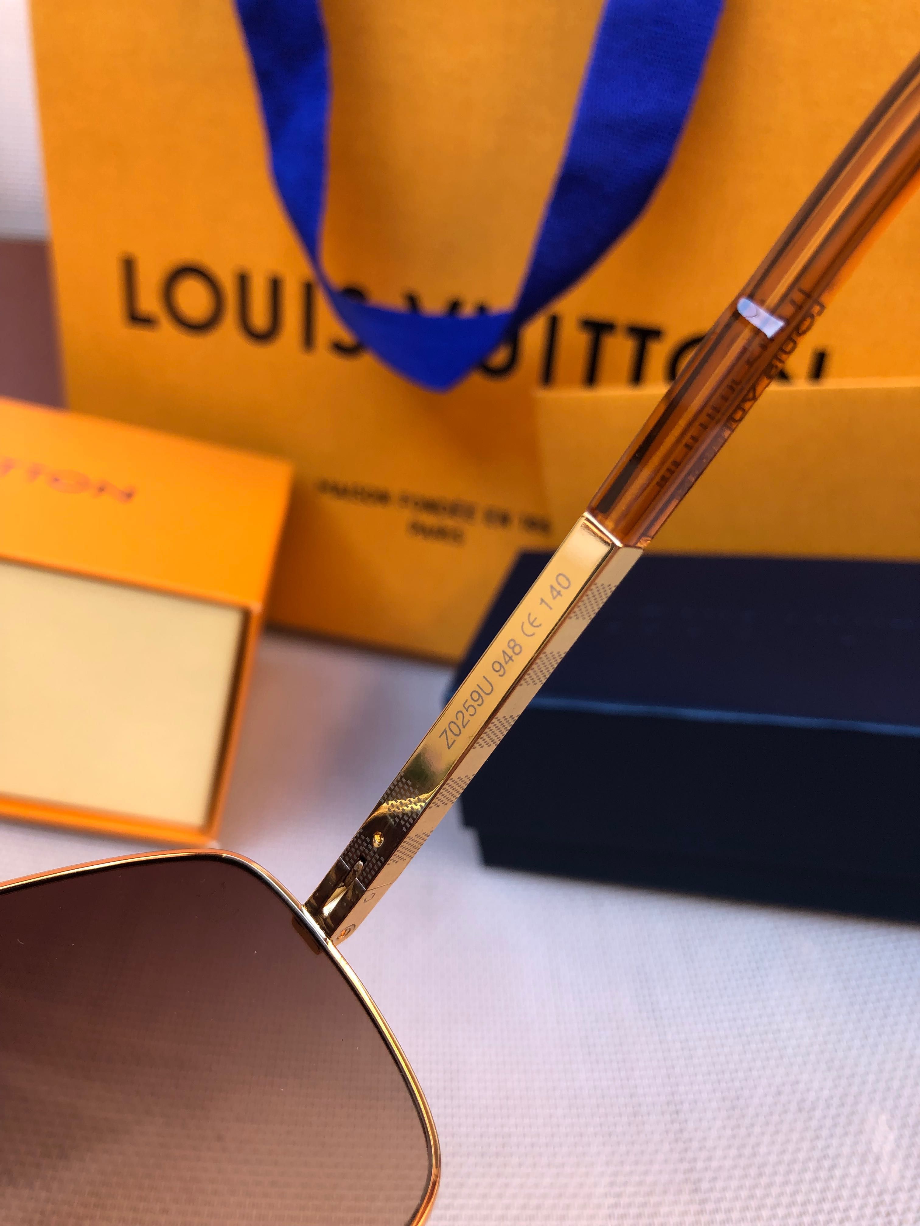 Ochelari de soare Louis Vuitton Attitude originali Gold