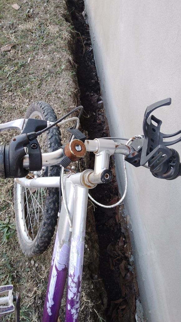 Bicicleta roz pentru fete