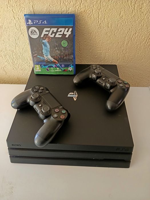 Ps4/Playstation 4 Pro 1TB HDD cu peste 20 jocuri+FC 24+2 Manete