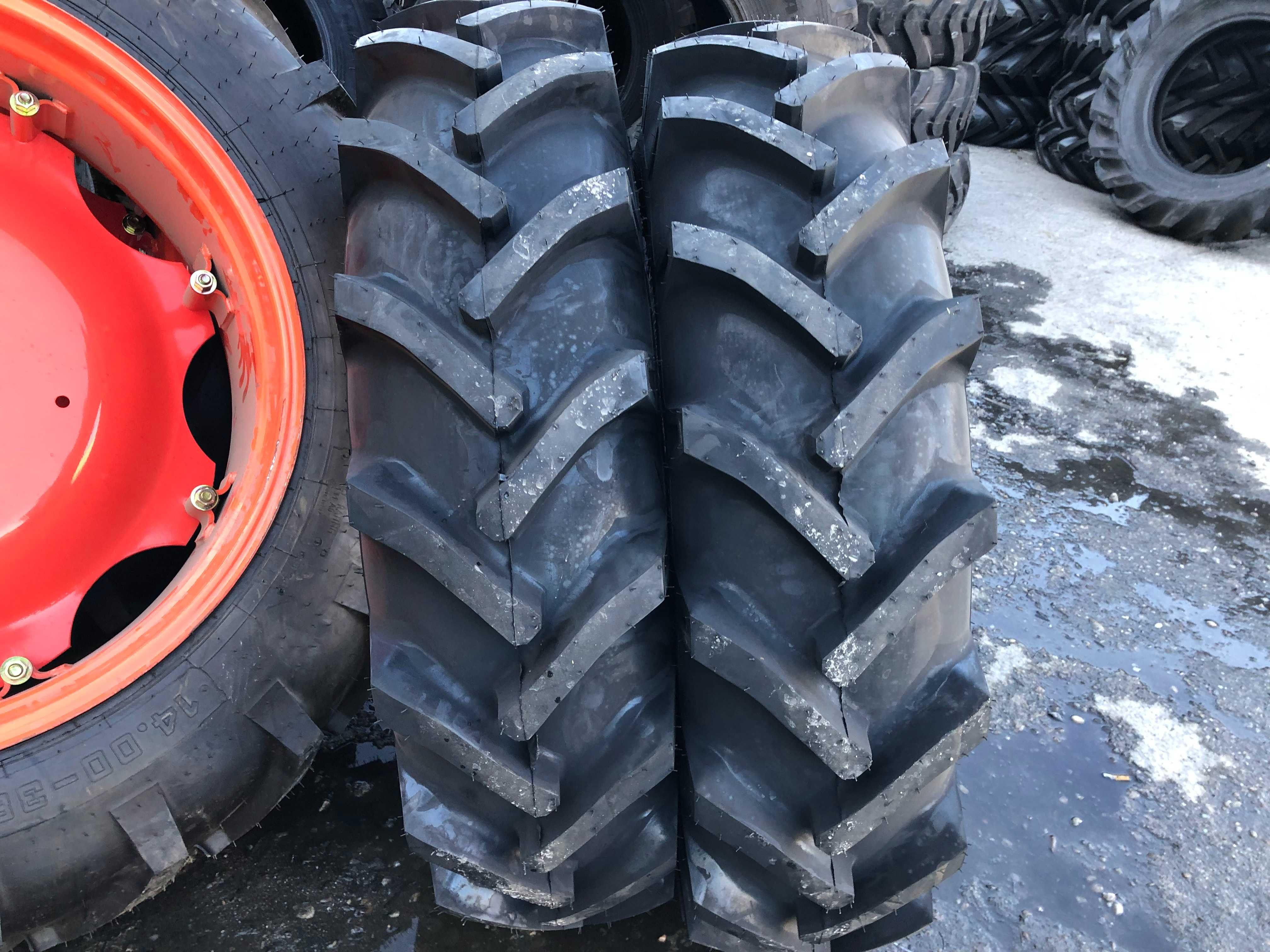 Cauciucuri noi 12.4-28 KABAT 8 pliuri poloneze pentru TRACTOR