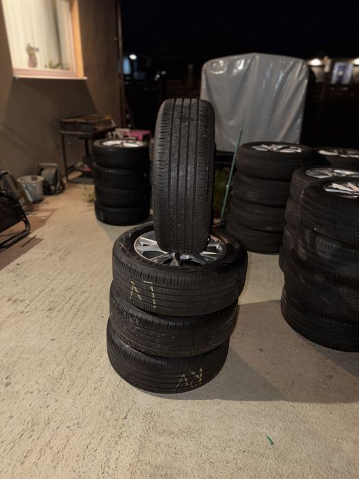 Jante Audi VW Skoda 5x112 cu cauciucuri vară 235/55 R18