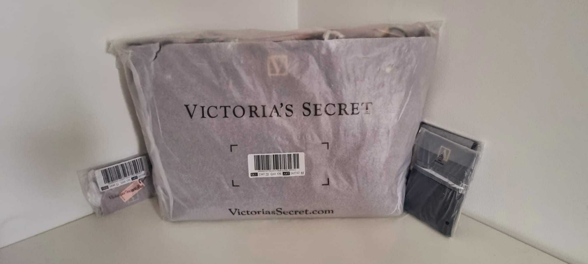Geantă mare VICTORIA'S SECRET - nouă, originală (portcard SET cadou)