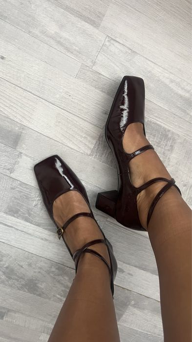 лакированный туфли Massimo Dutti