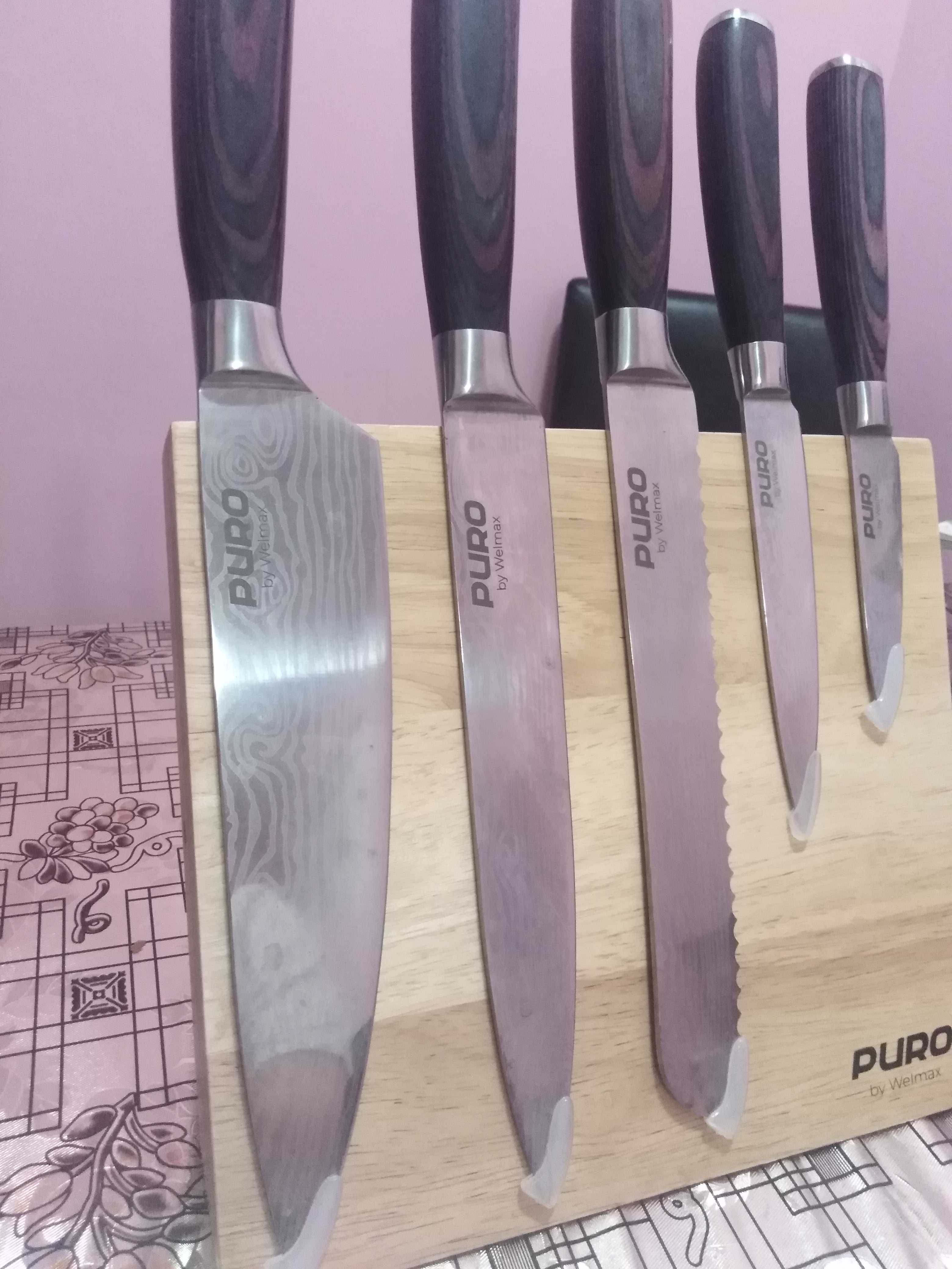 Кухненски Ножове от Дамаска Стомана