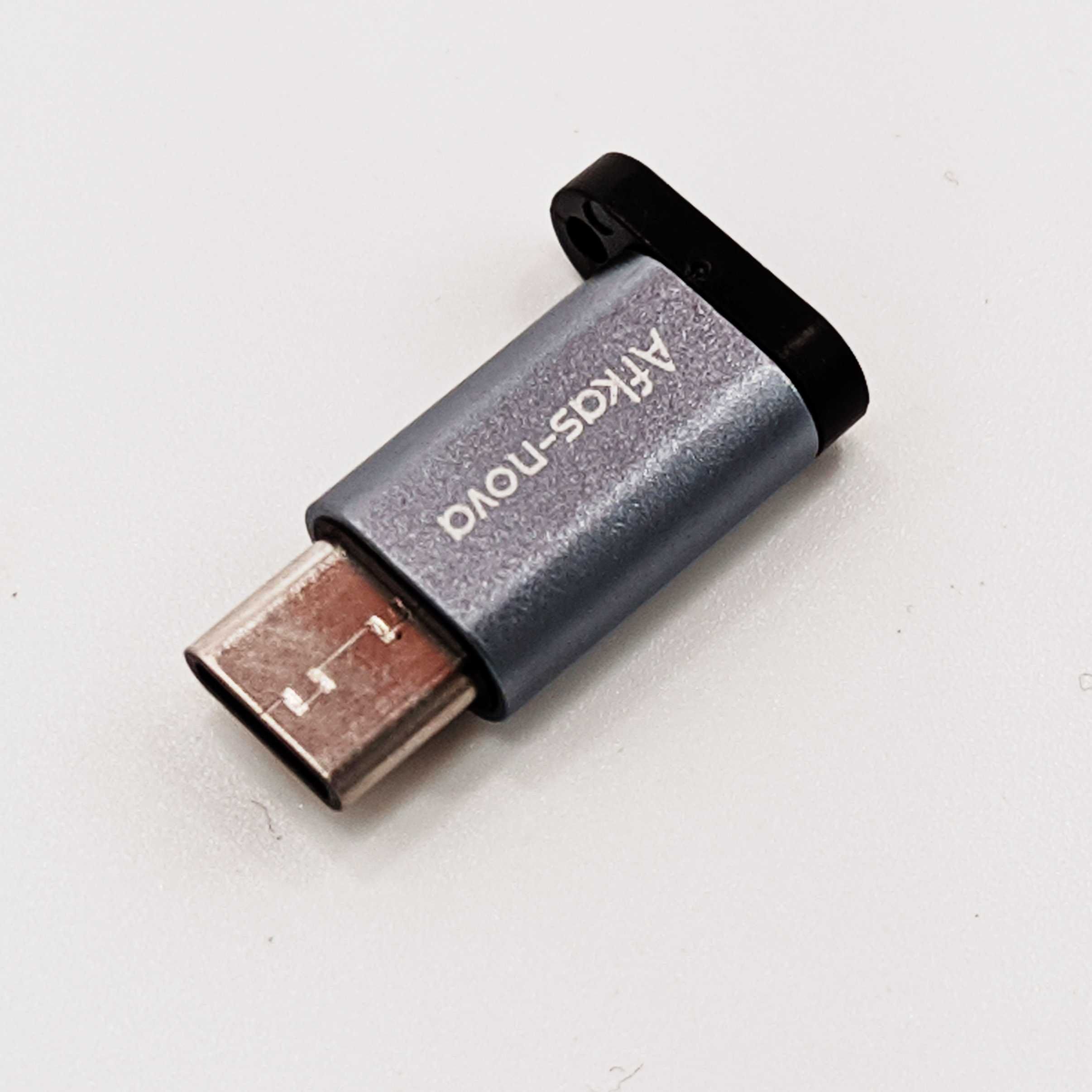 Переходник micro USB гнездо – Type-C штекер Afkas-Nova A-041