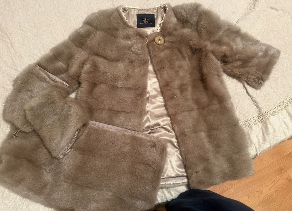 Срочно Натуральный норковая шуба