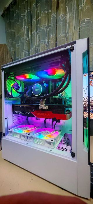 Добро Геймърско РС R7 5700X3D/32/SSD 1000Gb/RTX 3070/WiFi&BT/Гаранция