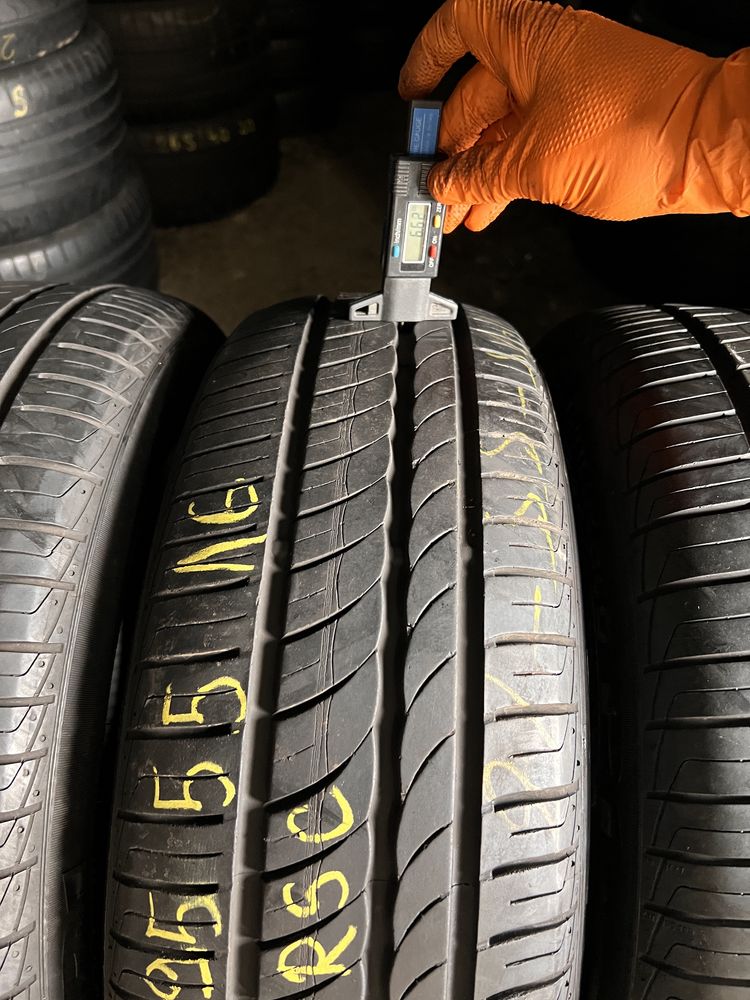 4 anvelope vara 195/55/16 , Pirelli , RSC , 6.5-7 mm !