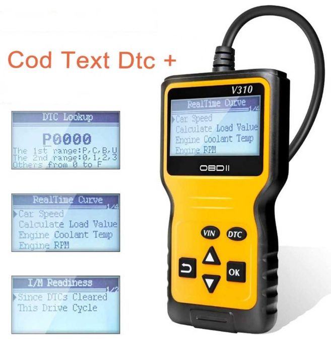 Tester Diagnoza Auto OBD2, Citește/Șterge Coduri eroate. Ploiești