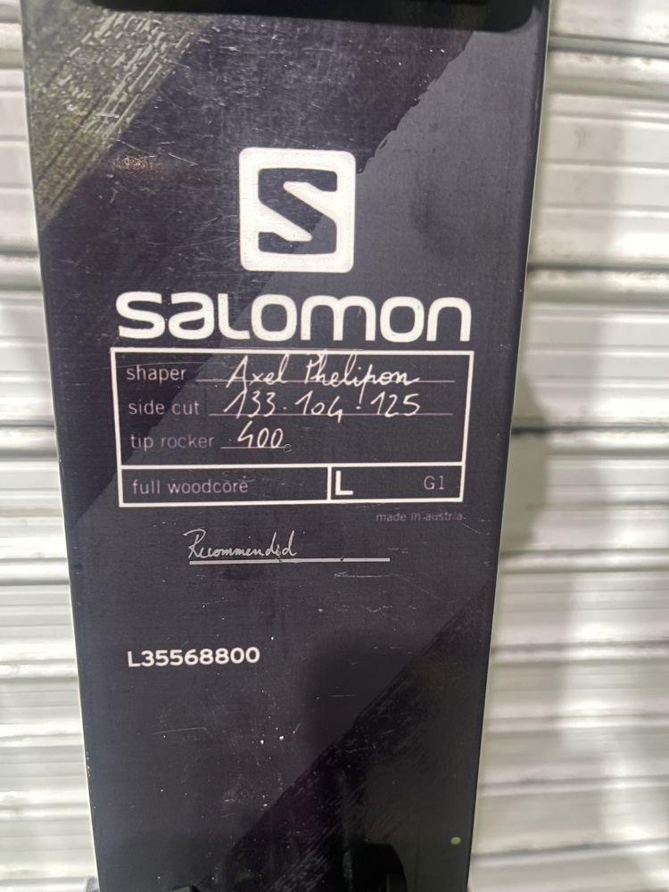 Ски Salomon Q105 FREERIDE/POWDER/Пантене с автомати TYROLIA