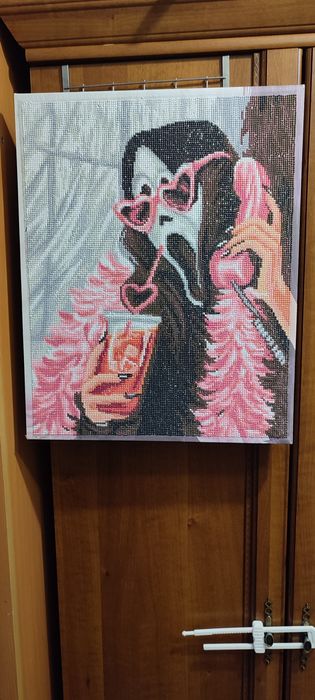 Готовая картина по номерам алмазная