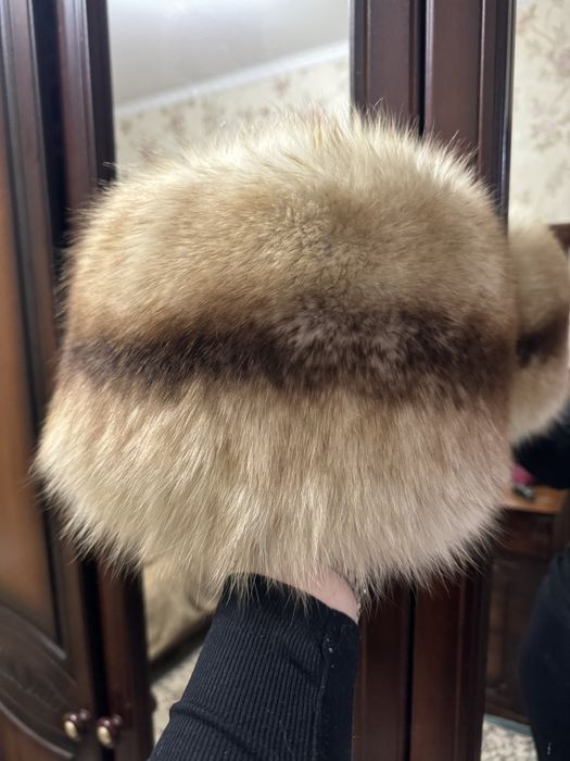 Шапка зимняя. Песец.