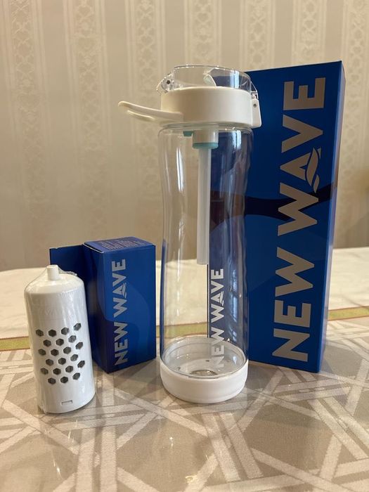 Бутылка с фильтром New Wave, портотивный фильтр для воды