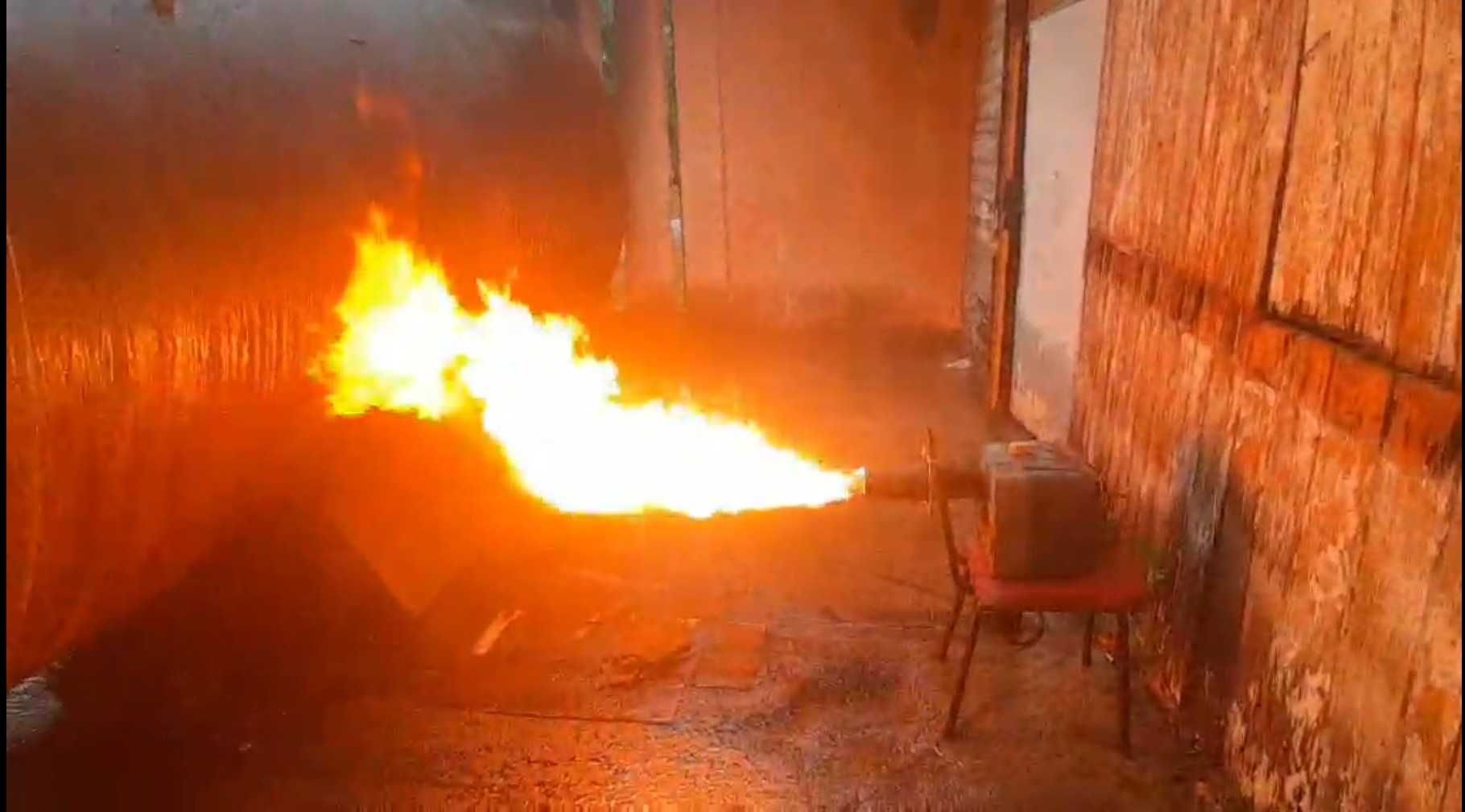Горелка на горяло масло