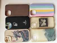 6 кейса + 2 протектора Iphone 13 mini