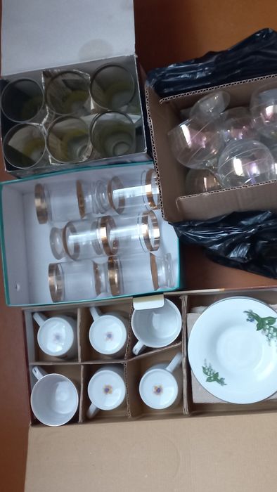 Продам посуду,бокалы,фужеры,самовары