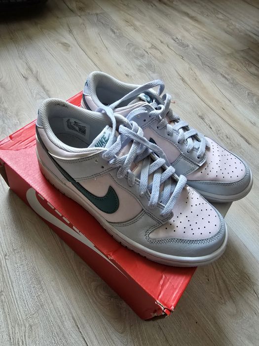 Nike Dunk Low Football Grey Mineral Teal Pearl Pink размер 38.5.