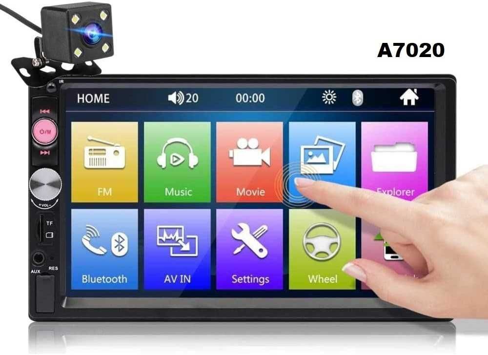 MP5 мултимедия A7020 – 7″ тъчскрийн + камера + рамка 2DIN   А234