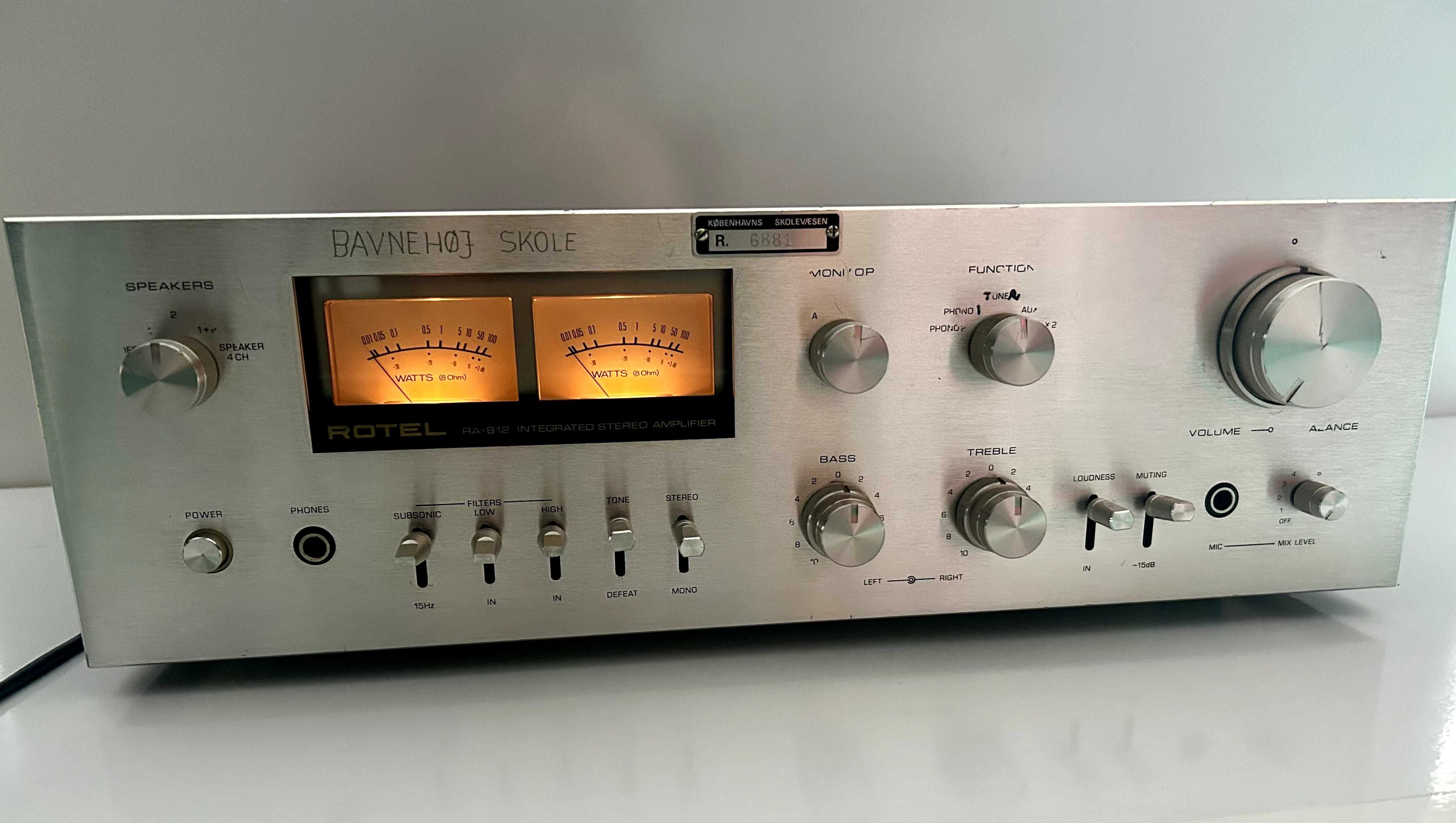 Amplificator Rotel RA-812 Vintage