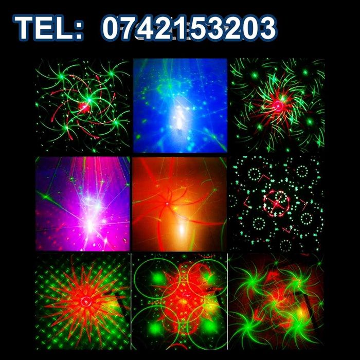LASER  Dj Party Topolino UV RGB
