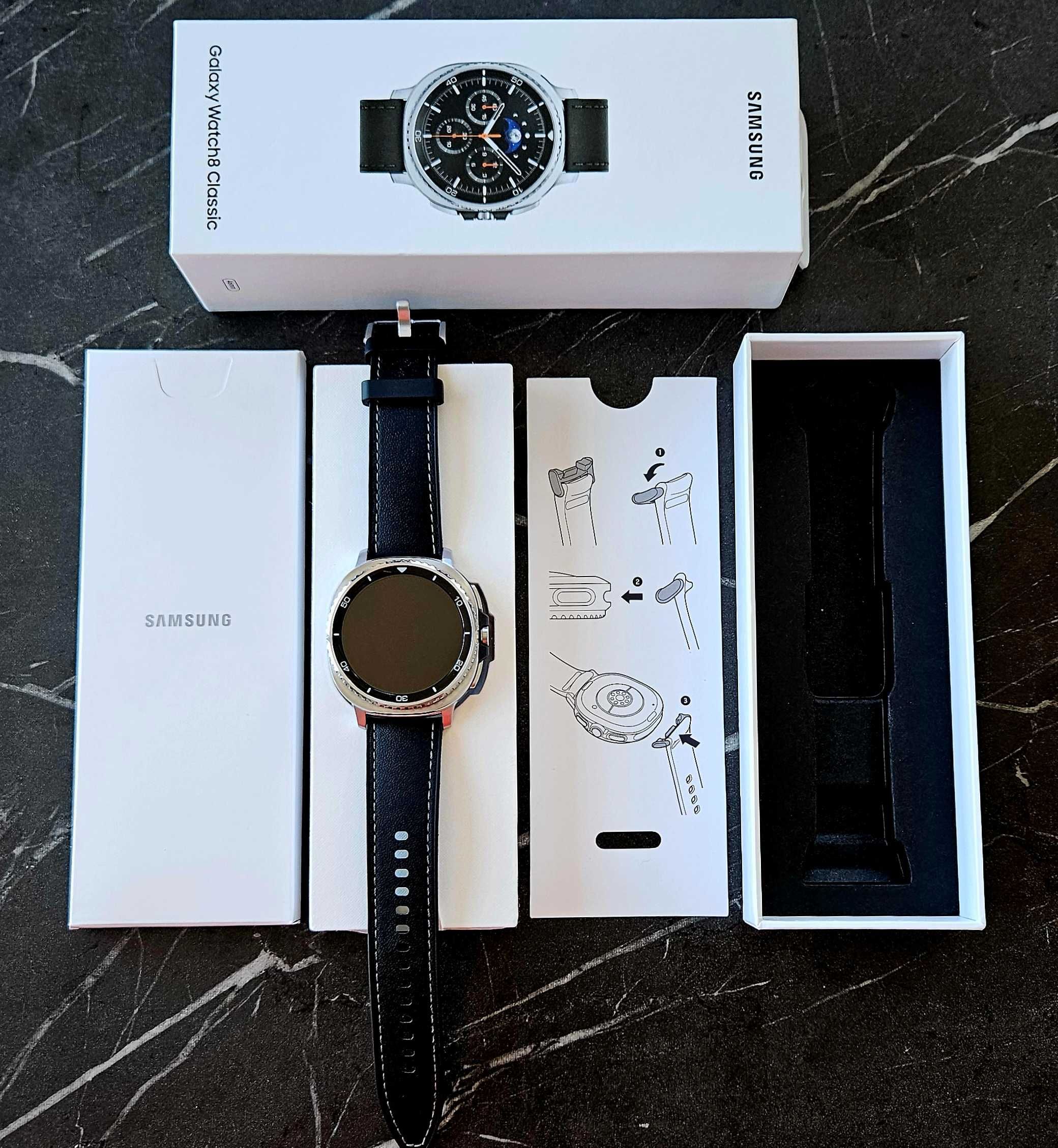 Умен часовник Samsung galaxy watch 8 classic 64Gb