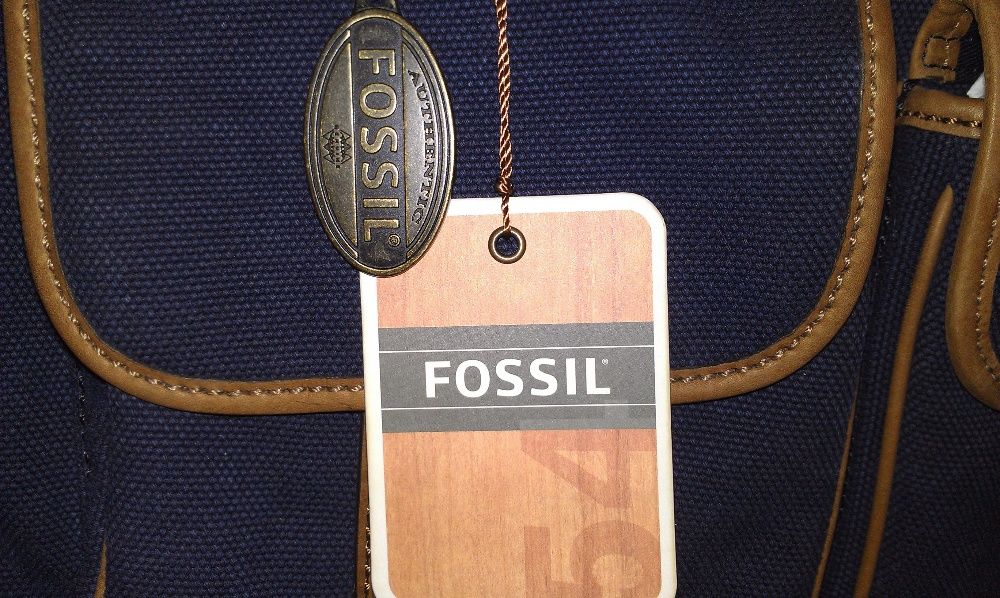 Fossil-Top Zip Workbag- Чанта