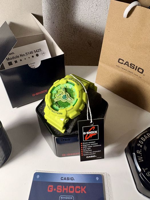 Casio G-Shock GA-110LN-3A Lime Green