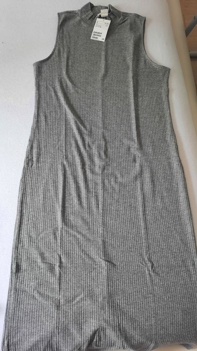 Rochie neagra si gri-H&M