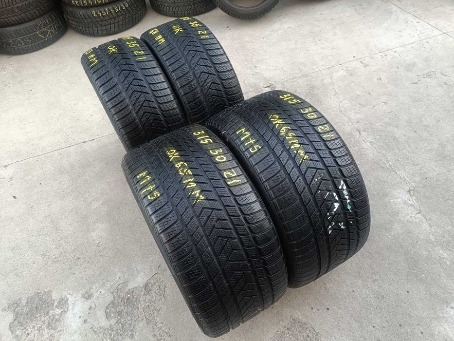 Set 4 anvelope de iarna 275 35 21 cu 315 30 21 pirelli sottozero 3