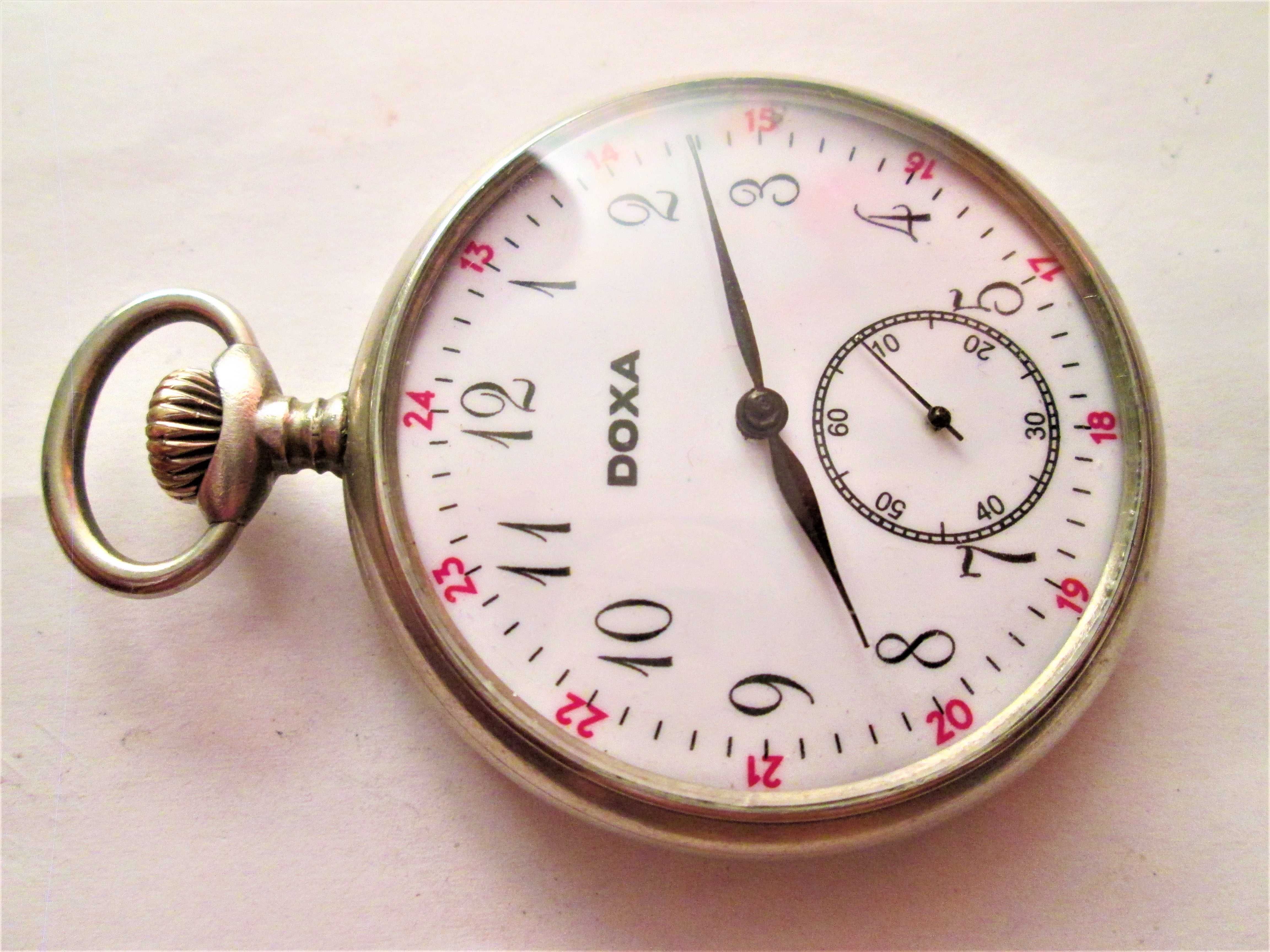 ceas vintage Doxa de buzunar an 1905 ,medaliat la Milano cu 5 medalii